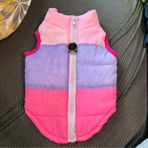 Colorful Puffer Vest for Pets